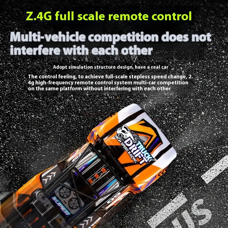 Scy-16304/5 New Product Horizontal Drift Car Towing Head Truck Remote Control High Speed Car Model Racing Car Children's Gift