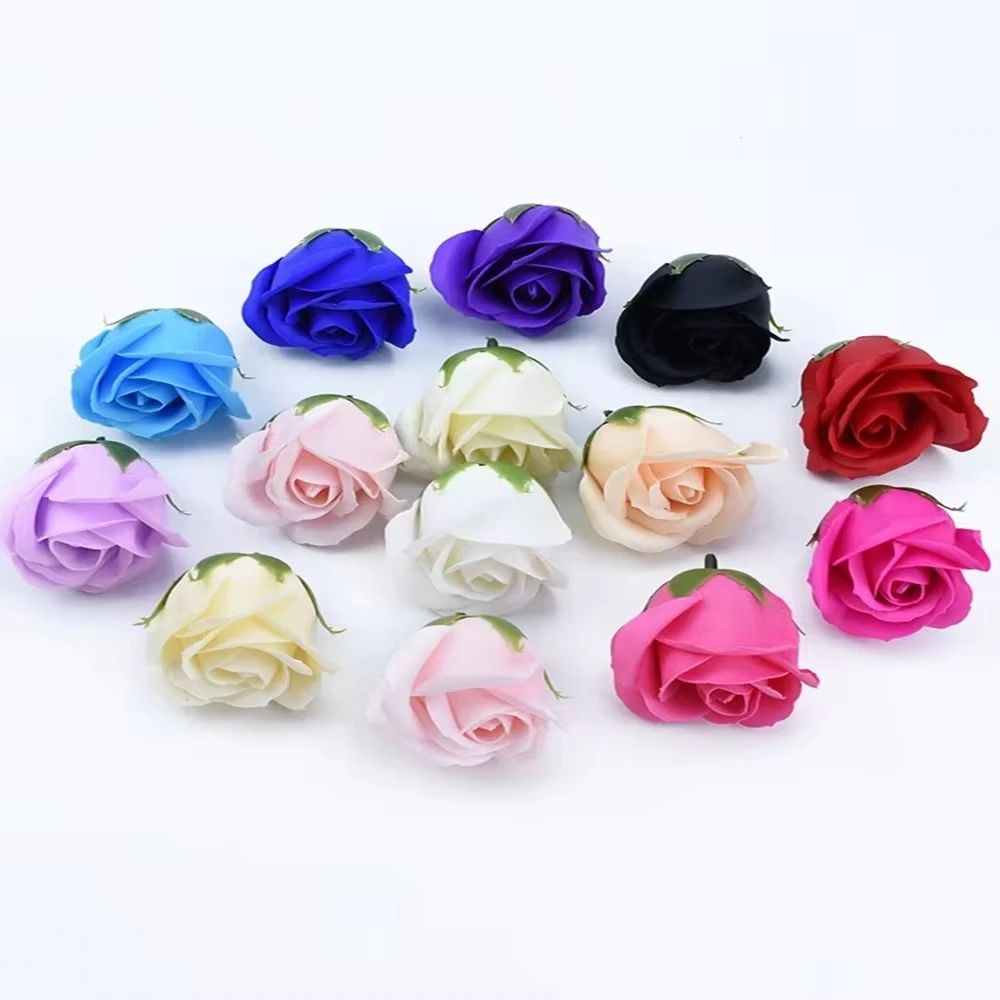 Künstliche Blumen-Badeseife, Rosen-Dekoration für Zuhause, günstige Raumdekoration, Outdoor-Dekoration, Valentinstag, Hochzeit, Braut, DIY-Liebesaccessoire, Foto-Requisiten