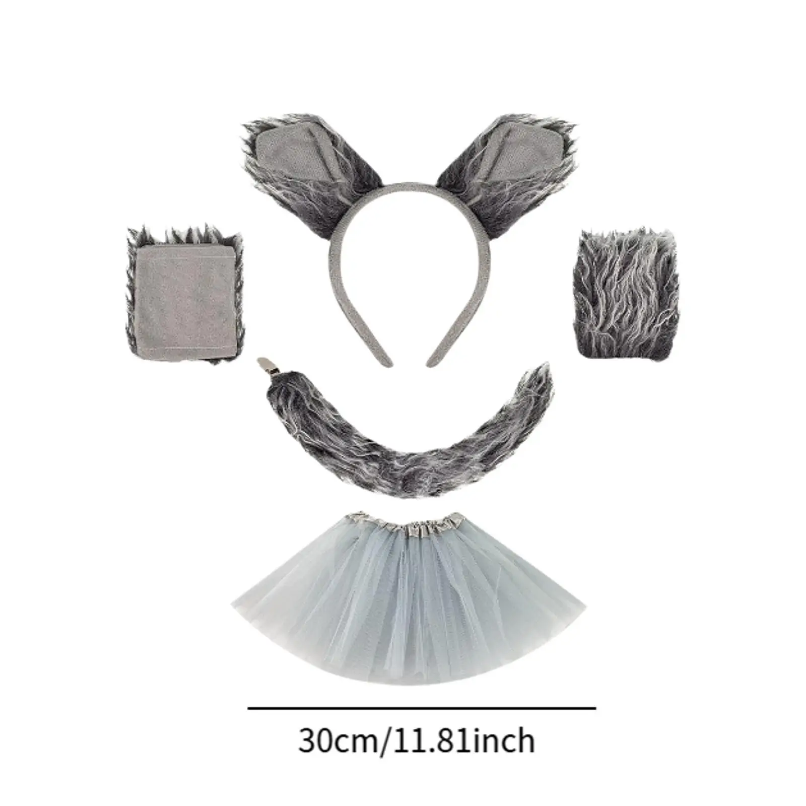 Fantasia de lobo girafa cosplay bandana para festas temáticas de performance