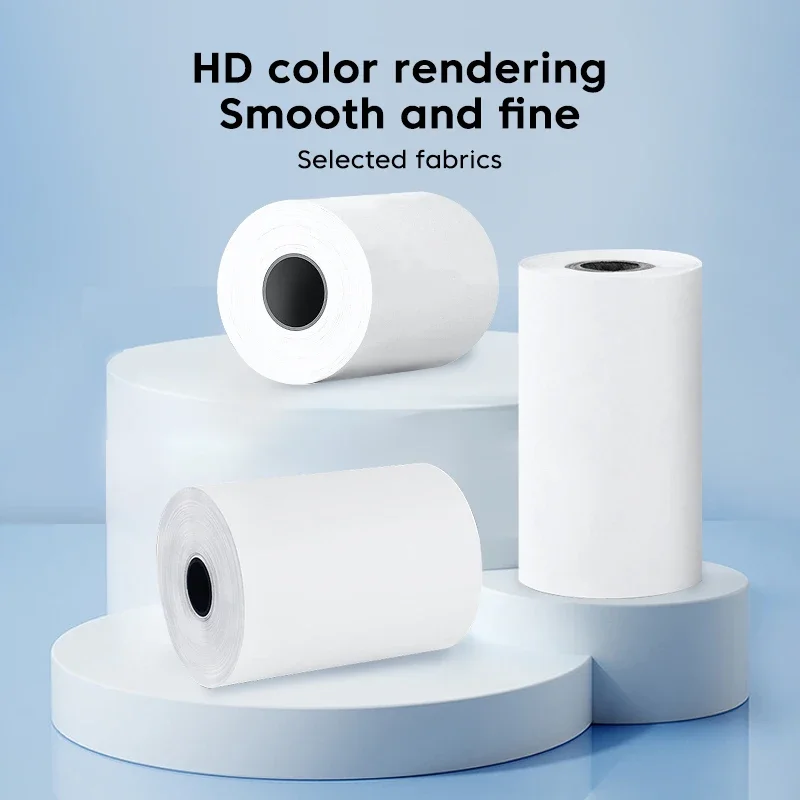 Mini Portable Printer Thermal Paper Universal 57mm Self-adhesive Paper Label Sticker For Mini Printer Instant Print Kids Camera
