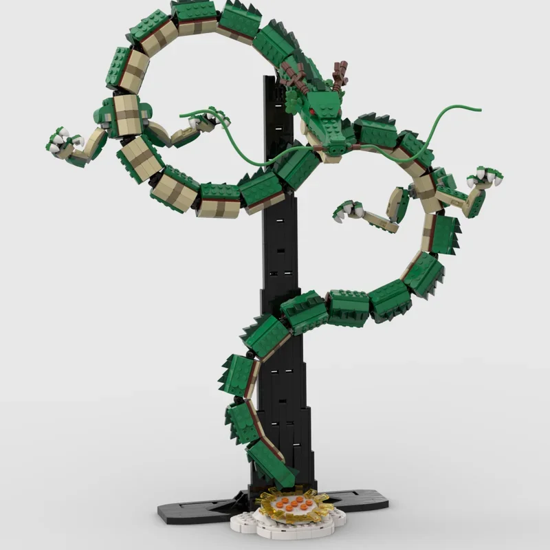 1782pcs MOC Shenron Dragon Building Blocks 125Cm Shenron Creative Assembly Bricks Toy S Birthday Make Wish Present