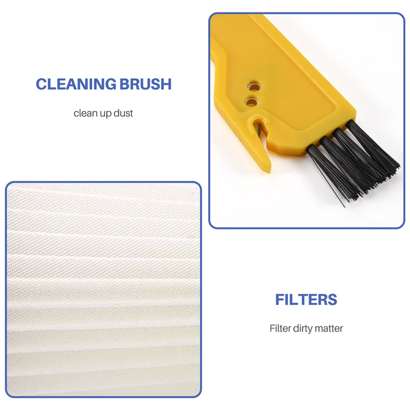 B25B Replacement Kit Compatible Eufy Robovac 11S Robovac 30 Robovac 30C Robovac 15C Robovac 12 Accessories,Vacuum Filters,Side B