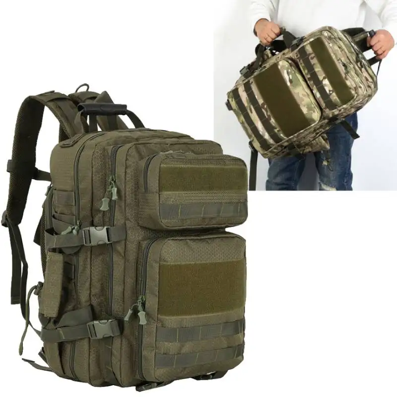 

Тактический рюкзак для скалолазания с комплектом обуви, дорожный рюкзак для багажа, уличная сумка для пешего туризма и велоспорта, спортивная сумка для хранения охоты и рыбалки