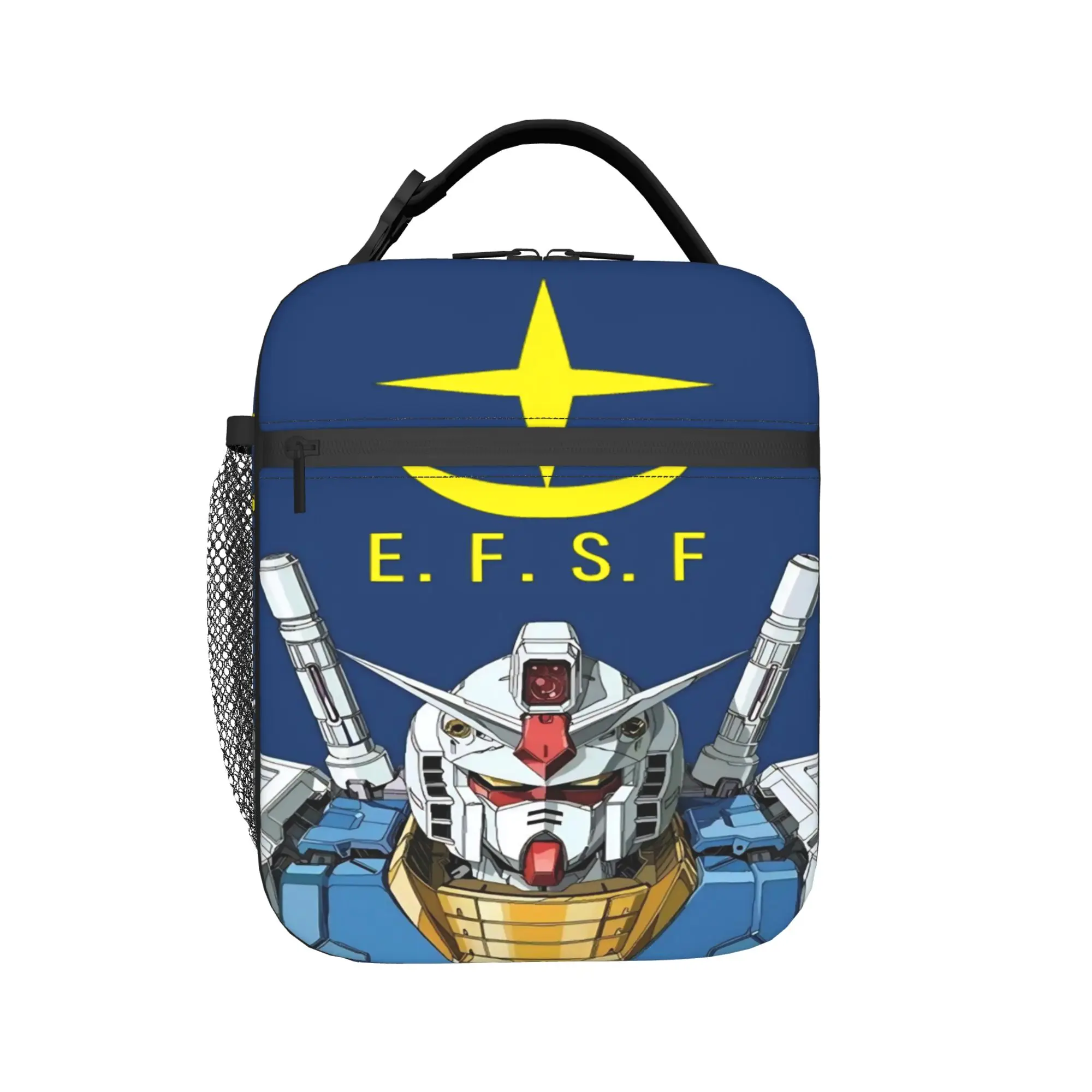 mobile suit gundams Accessories Insulated Lunch Bag For Work  Storage Food Boxes Portable Thermal Cooler Lunch Boxes
