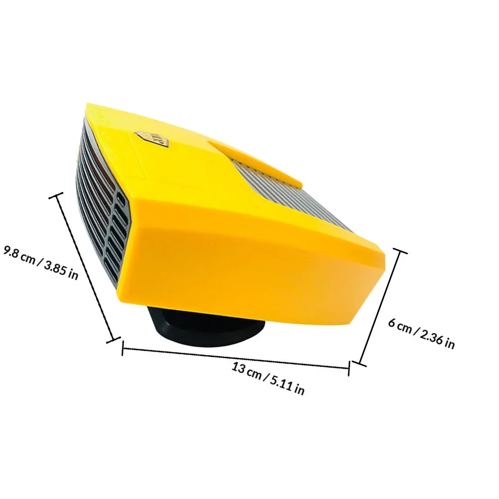 Car Electric Heater Portable Plug in Defroster for Windshield Snow Ice Fog Removal Quick Warm Up Energy Efficient Automotive