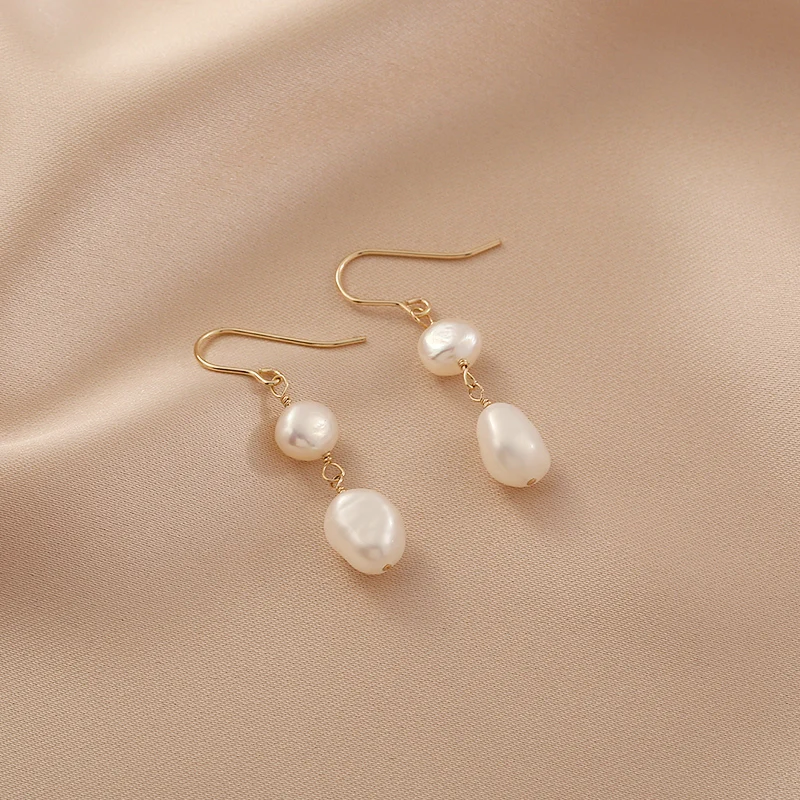 

Lii Ji Real Pearl Dangle Earring 14K Gold Filled No Fade Women Earrings Jewelry Gift