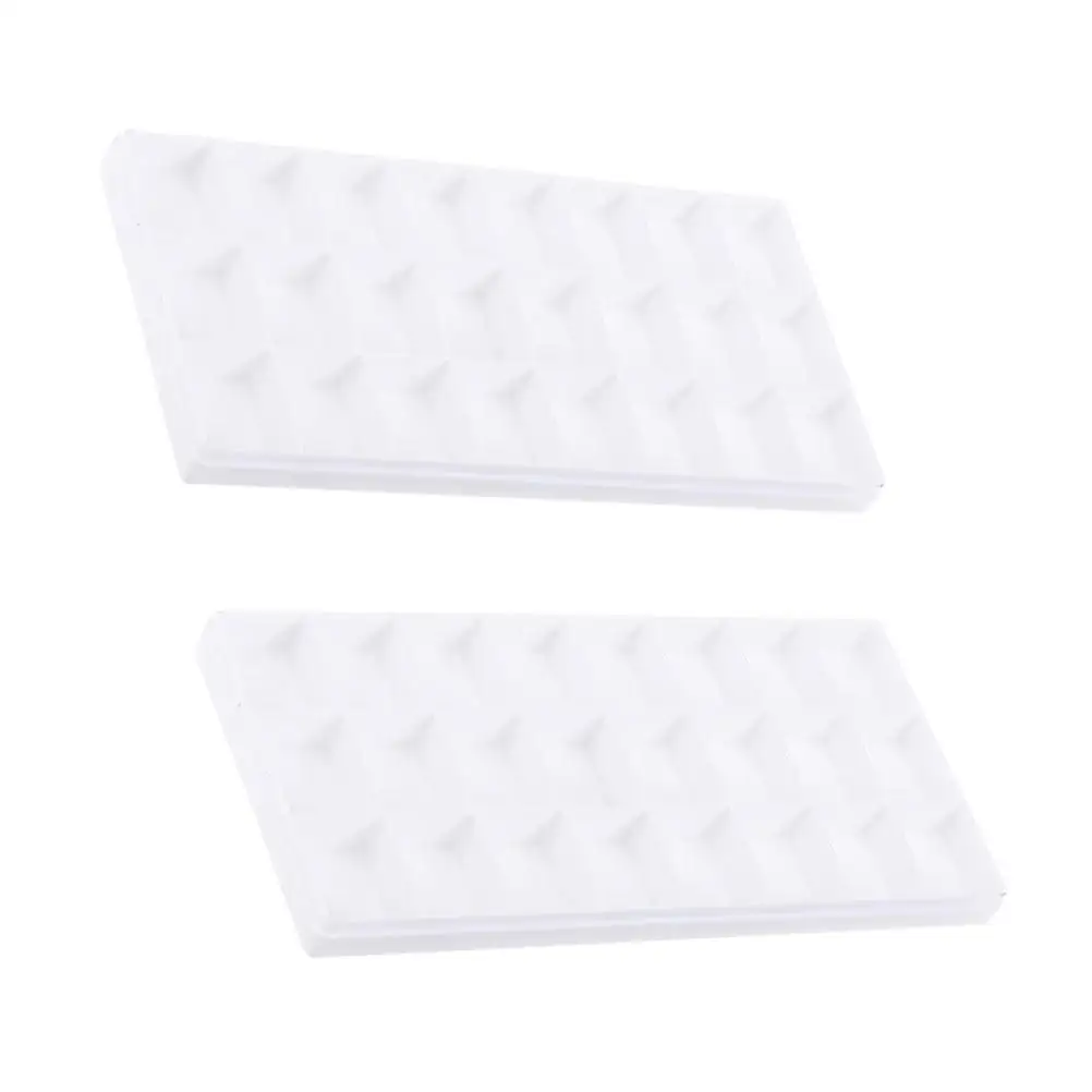 2Pcs Thick Premium Plastic Watercolor Paint Box with Airtight Lid for Wet Paint Storage Separate Wells Gouache Acrylic Oil