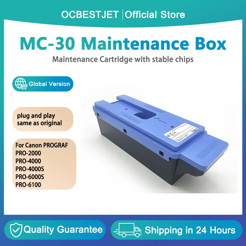 

Картридж для обслуживания MC-30 для принтеров Canon imagePROGRAF PRO-2000 PRO4000 PRO-2100 4100 4000 6000 6100 TX-3000 3100 4100 4000