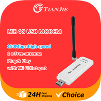 TIANJIE UF901 4G Universal Portable Mini USB Wireless Modem With WiFi Router Function 4G LTE Network The Speed Can Reach 150Mbps