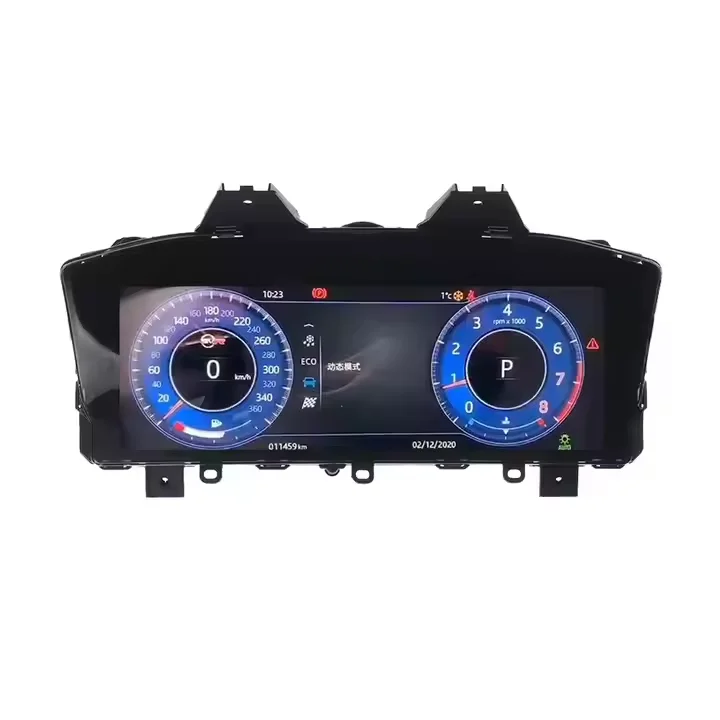 

12.3 Inch Linux System Speedometer CarPlay Dashboard Digital Cluster LCD Instrument Cluster For Jaguar XF 2016 Upgrade