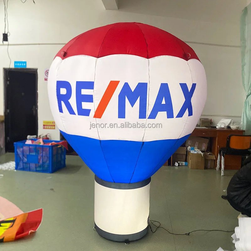 Bespoke Advertisement Inflatable Lighted Cold Air Balloon with Customized Logo Printing