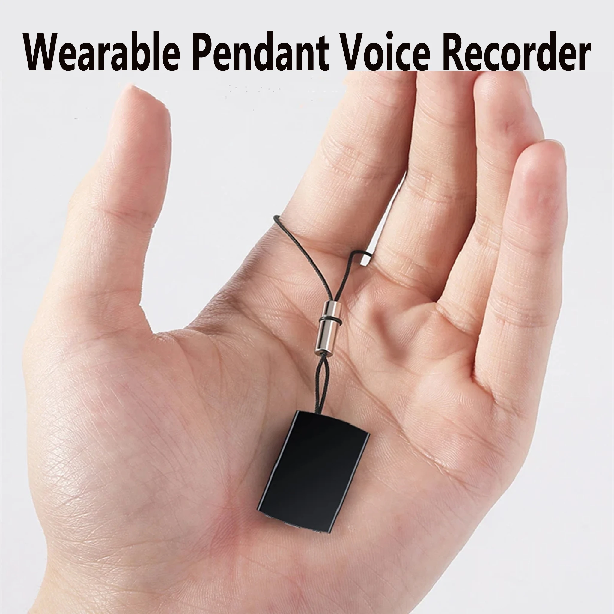 Professional Digital Voice Recorder 64G Mini Dictaphone Ultra Thin HD Long Distance Encryption Voice Activated Audio Recording