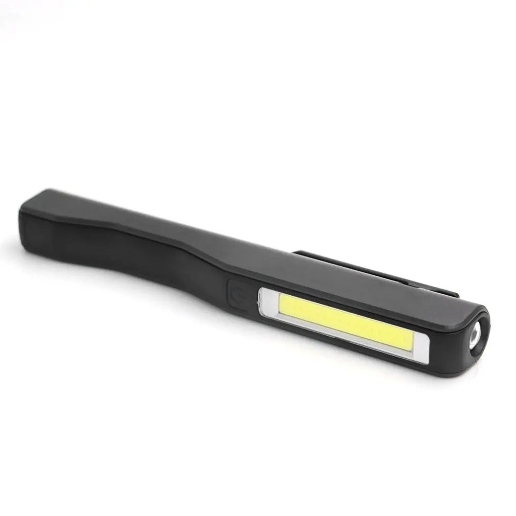 COB LED Flashlight Mini Pen Type Multifunction Torch Lights Magnetic Working Inspection Lamp USB Charging Pocket Light