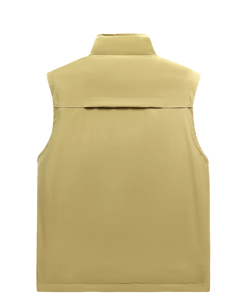 LNGXO Herren- und Damen-Anglerweste, Arbeitsweste mit mehreren Taschen für Herbst, Frühling, Outdoor-Sport, Wandern, Camping, Angelbekleidung – Detail 16