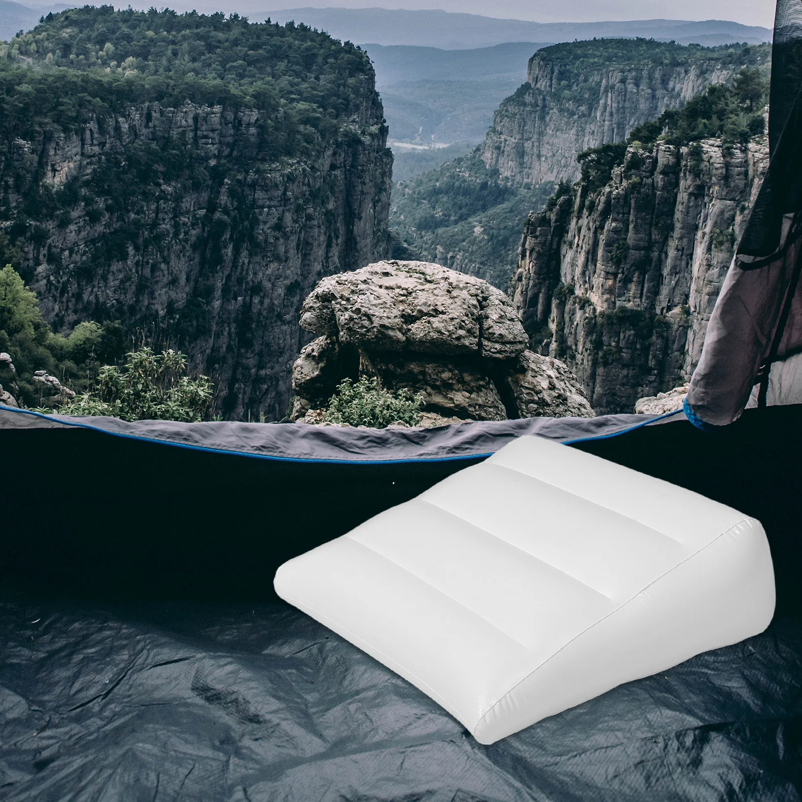 

Outdoor Inflatable Foot Cushion Inflatables Pillows Camping Body Positioners Flocking Knee Support Pvc Travel