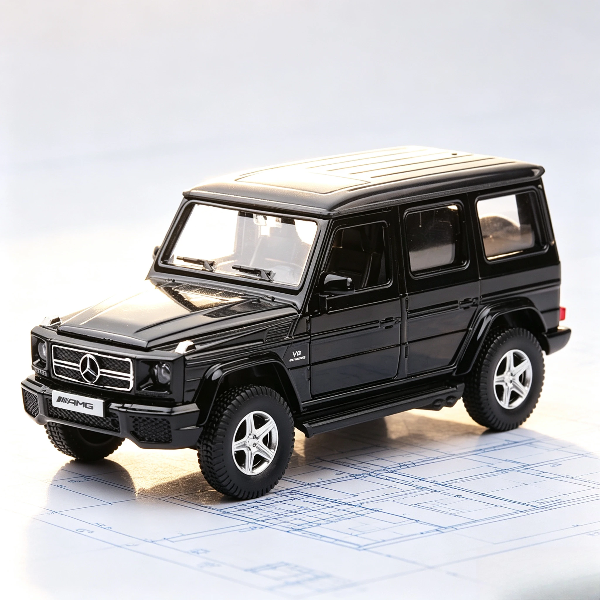 1:36 Licensed Benz G63 Diecast Alloy Off-road Model Collectible Ornament Toy Car