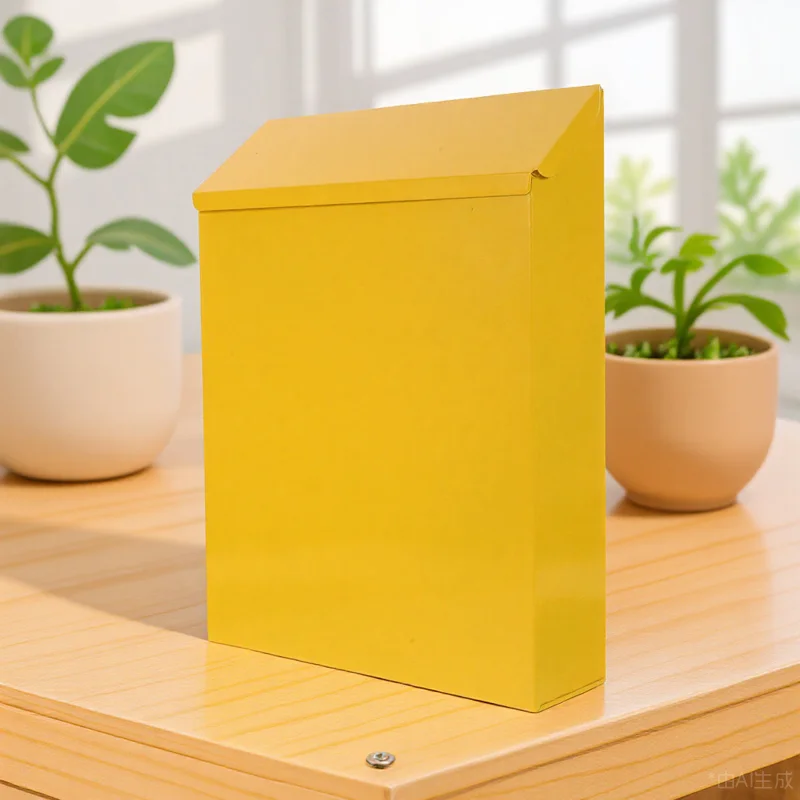 

1pc Iron Letter European Style Decorative Post Box For Home Mail Storage Creative Suggestion Box Small Household Mailbox
