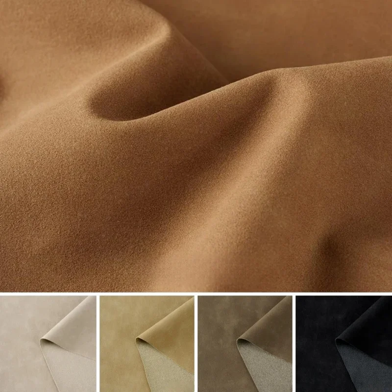 

Кожаная ткань из нано-волокна, похожая из оленьей кожи, бархатная, износостойкая, устойчивая к пятнам, для автомобильного дивана, материал одежды