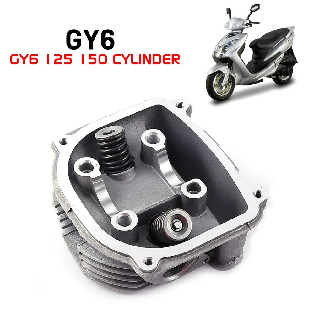 

GY6 CYLINDER HEAD MOTORCYCLE PARTS GY6 150 Cylinder Head Moped Scooter GY6 125 150cc 157QMJ 152QMI Engine chinese scooter