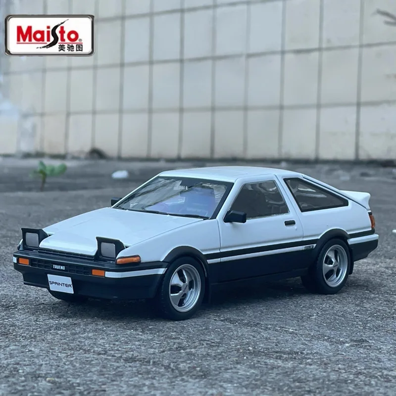 

Maisto 1:24 Toyota Sprinter Trueno AE86 модель спортивного автомобиля из сплава, литая под давлением металлическая гоночная машина, модель автомобиля, имитация детских игрушек, подарок