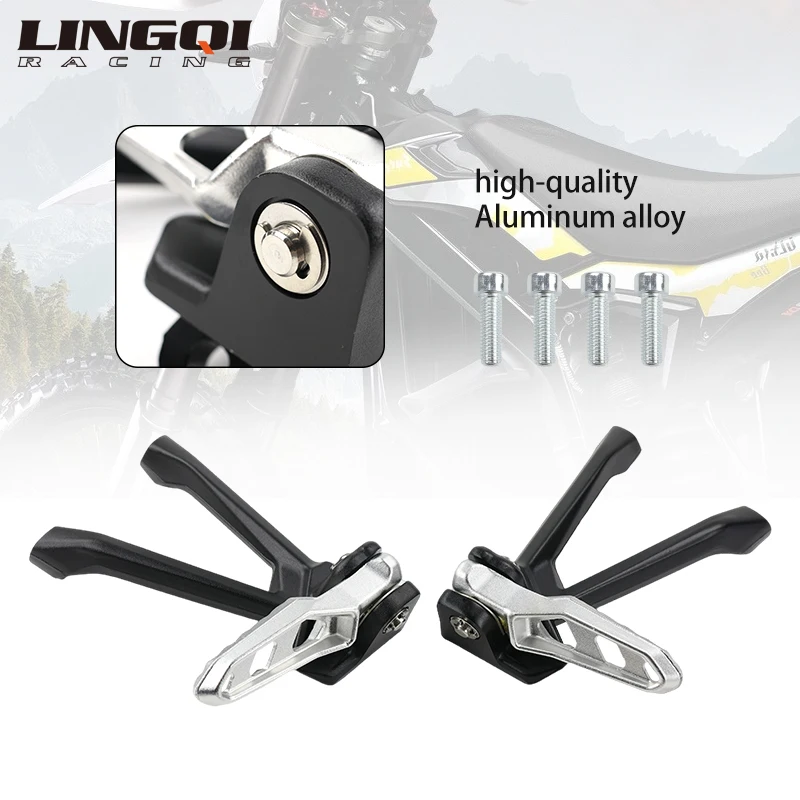 

LINGQI RACING Passenger Rear Foot Pegs Footrests Mounting Bracket Kit For Original Ultra Bee UltraBee Electric Vehicle Bike