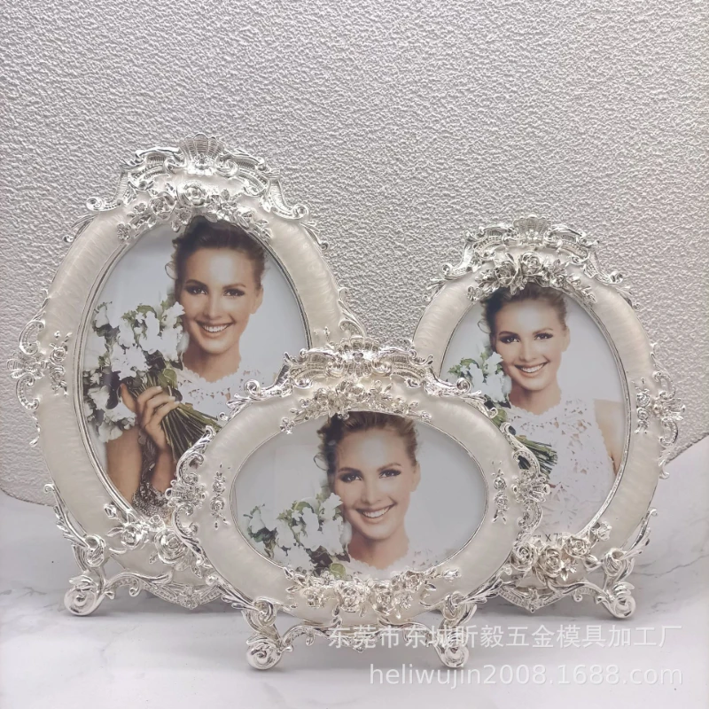 

Rose metal frame, European vintage frame, sample room display