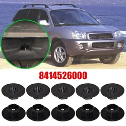 10PCS Wheel Arch Liner Splashguard Clip Bracket Nut Black For Hyundai Santa Fe 2006 2007 2008 2009 2010 2011 2012 2013  - 2018