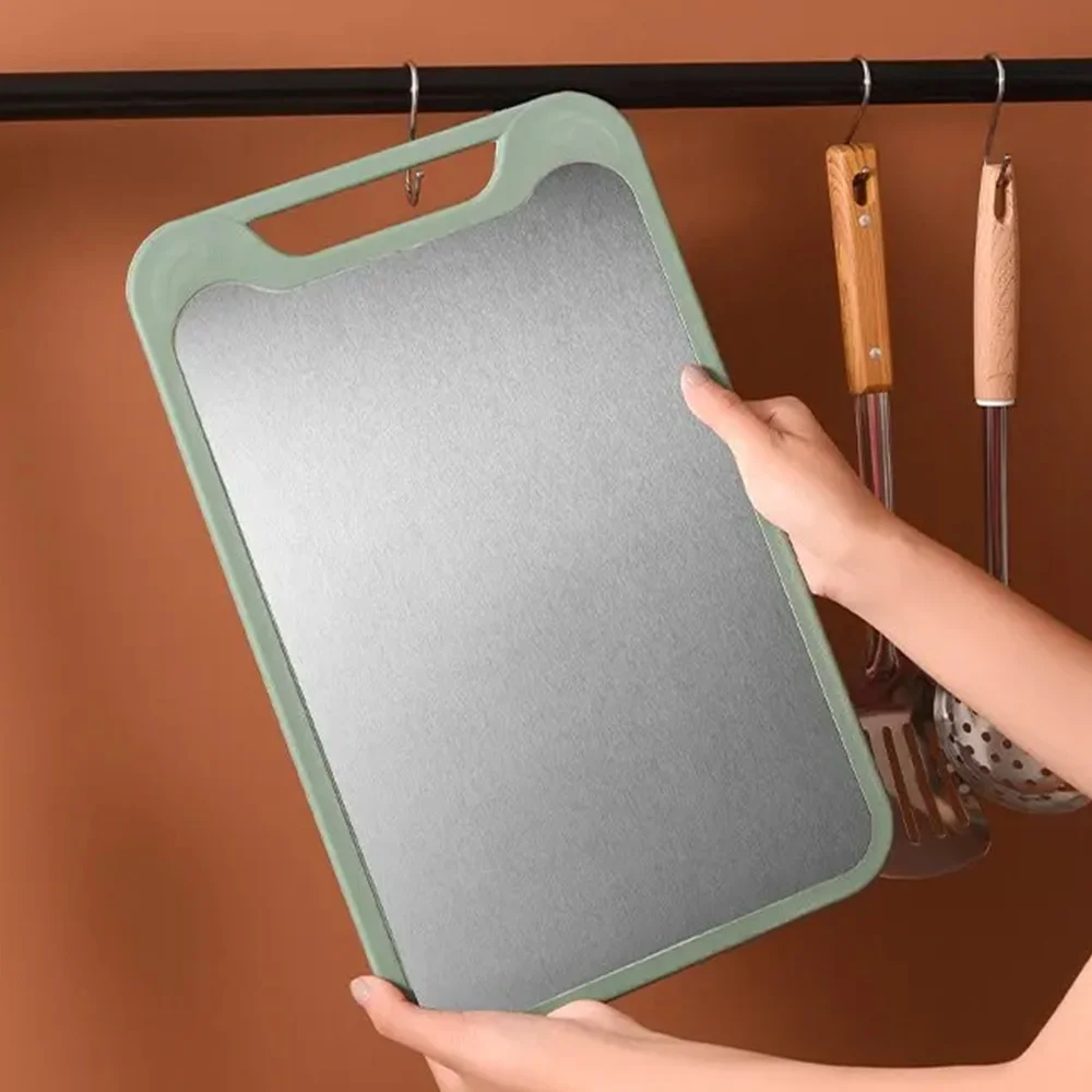 Stainless Steel Plastic Chopping Board Thickened Double Sided Cutting Board Home Multifunctional Panel Kitchen Accessories Tools