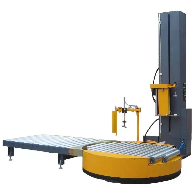 Strech Film Pallet Wrapper Packaging Machine Automatic on Line Pallet Wrapping Machine Custom & Bulk Order
