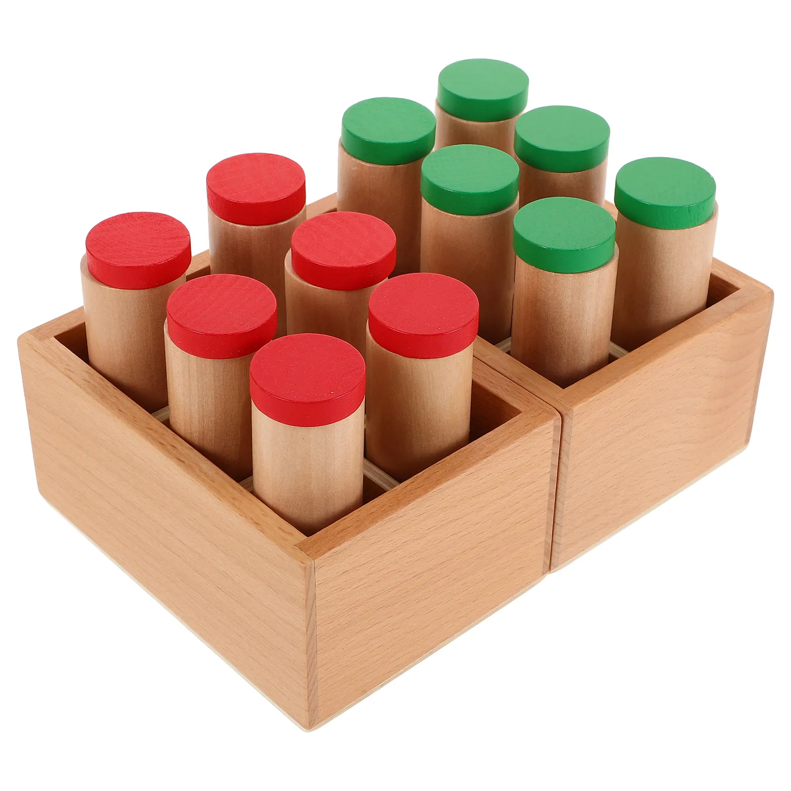 

1Set Montessori Auditory Sensory Sound Cylinders Early Childhood Education Fine Motor Skills Development Preschool Training