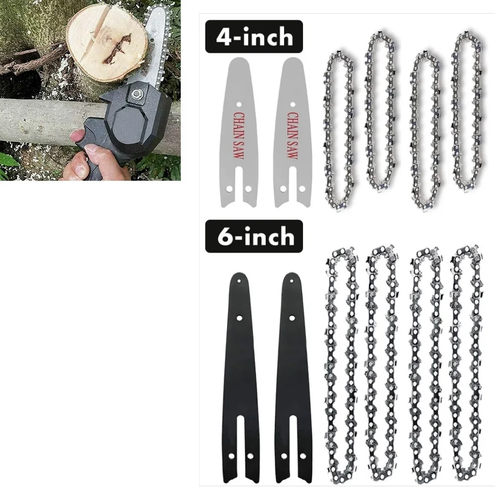 Electric Saw Chain Chainsaw Chain Chains Woodworking Cutter Ergonomic Design High Carbon Steel Special Guide Plate