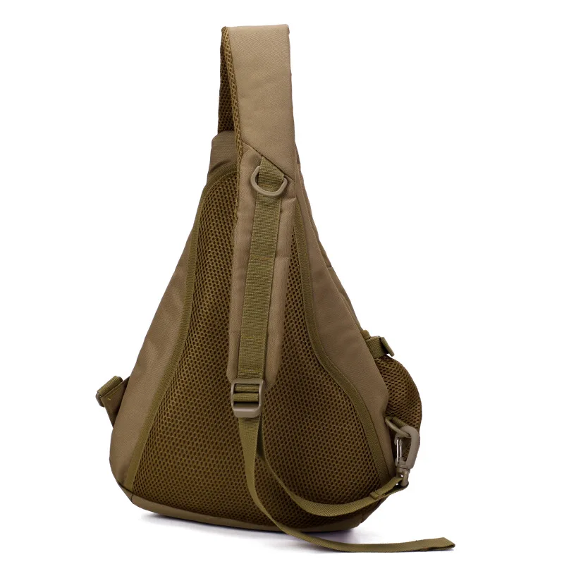 New Outdoor Sports Crossbody Bag Large Capacity Camouflage Canvas Chest Bag Men's Universal Backpack Fishing Gear Shoulder Bag