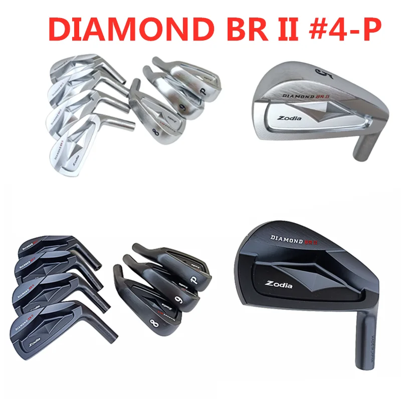 

golf clubs irons Japan Limited edition DIAMOND BR II head forging precision Irons Golf Forged head 4-P(7Pcs).