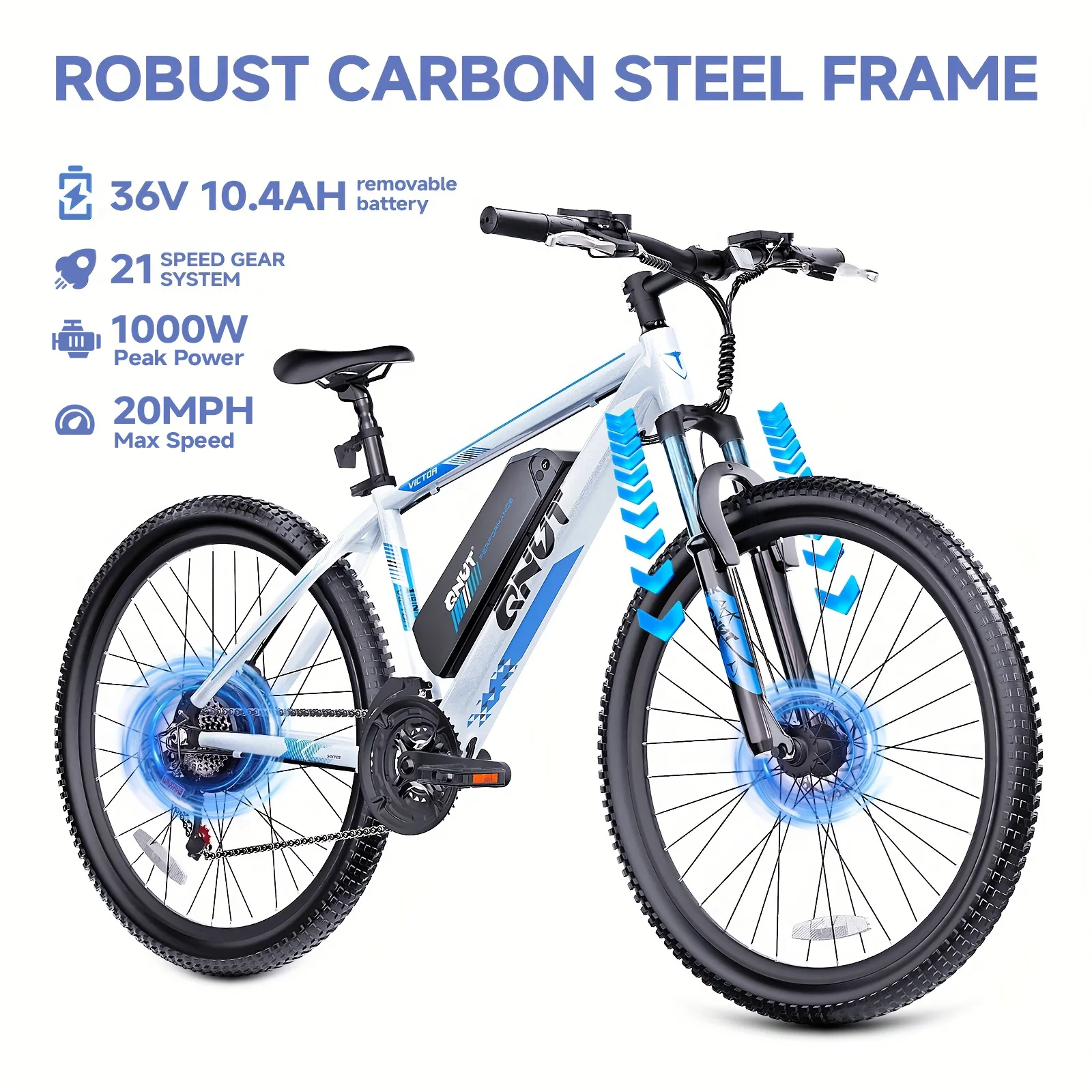 Mountain Biking Gear For Men - QNUT 26 İnç Yetişkin Elektrikli Dağ