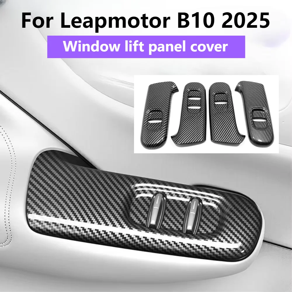 

Car Upgrade For Leapmotor B10 2025 Window Glass Lift Panel Cover Trim Interior Door Handle Frame Protector Accessories