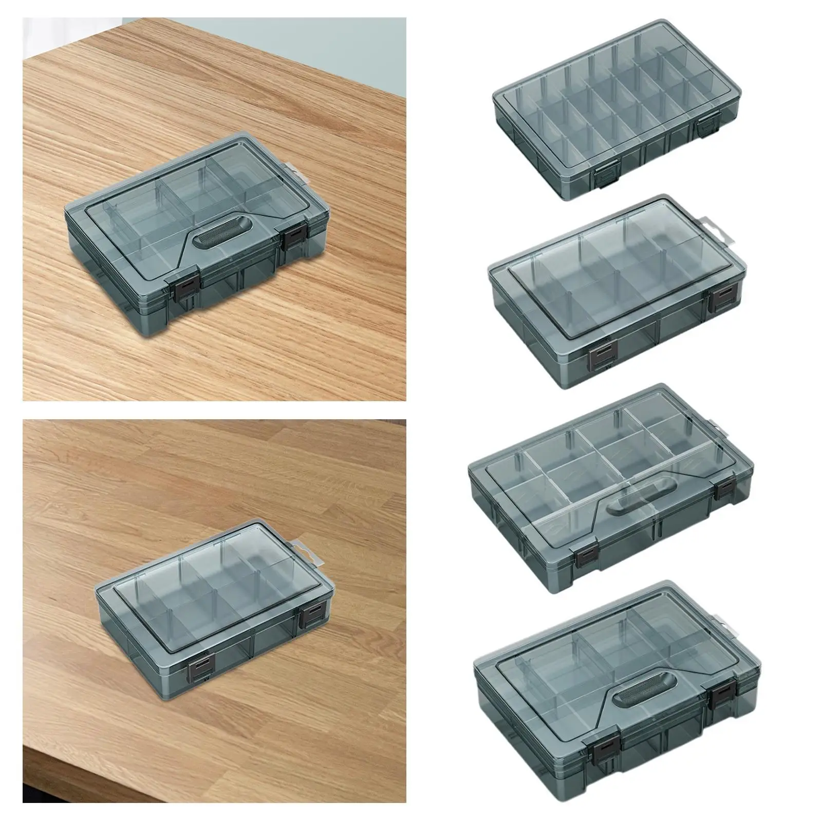 Screw Organizer Storage Bin Tool Box Container with Lid Small Parts Organizer Hardware Storage Box for Screws Beads Nuts