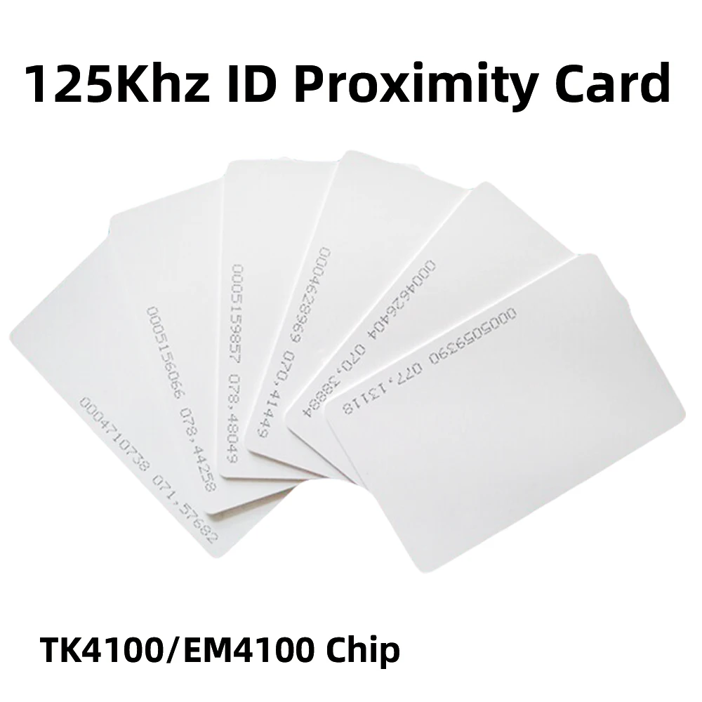 10 sztuk karta RFID karta kontroli dostępu 125KHz EM4100 TK4100 inteligentny karta zbliżeniowa klucz znacznik RFID do kontroli dostępu bezpłatna