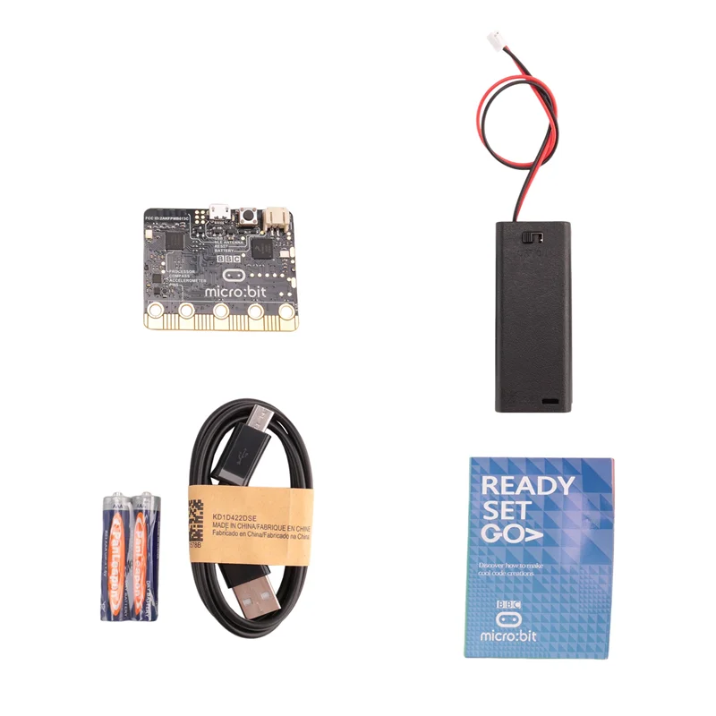 Microbit V1.5 GO Starter Kit nueva versión Placa de desarrollo de aprendizaje programable para DIY-N33R