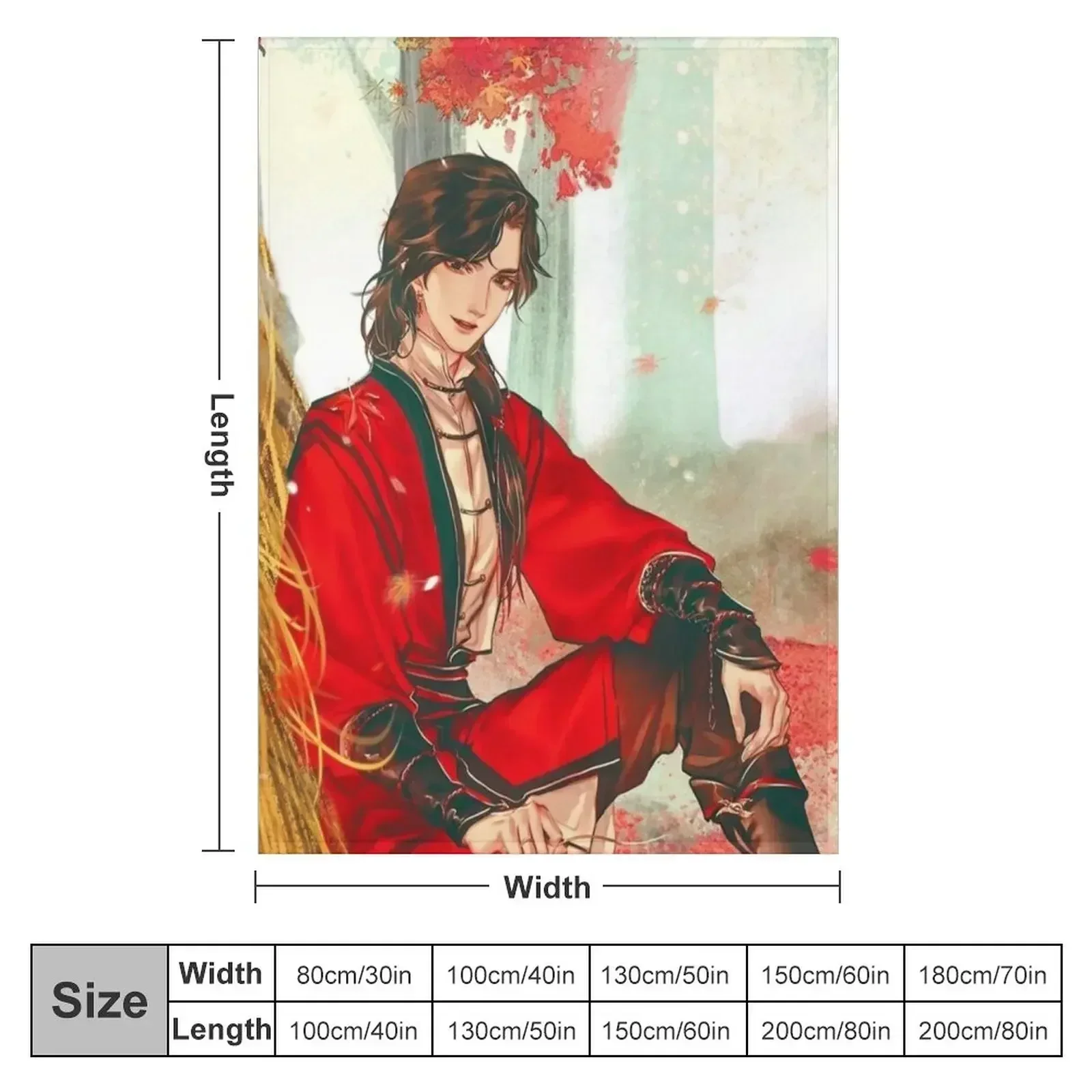 Hua Cheng Throw Blanket Nap Plaid Blankets