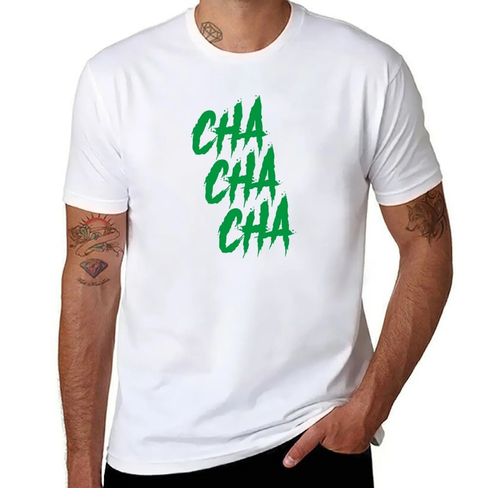 

Cha Cha Cha - Krij - Finland - Eurovision 2023 Green Text T-Shirt funny t shirts man T-Shirt