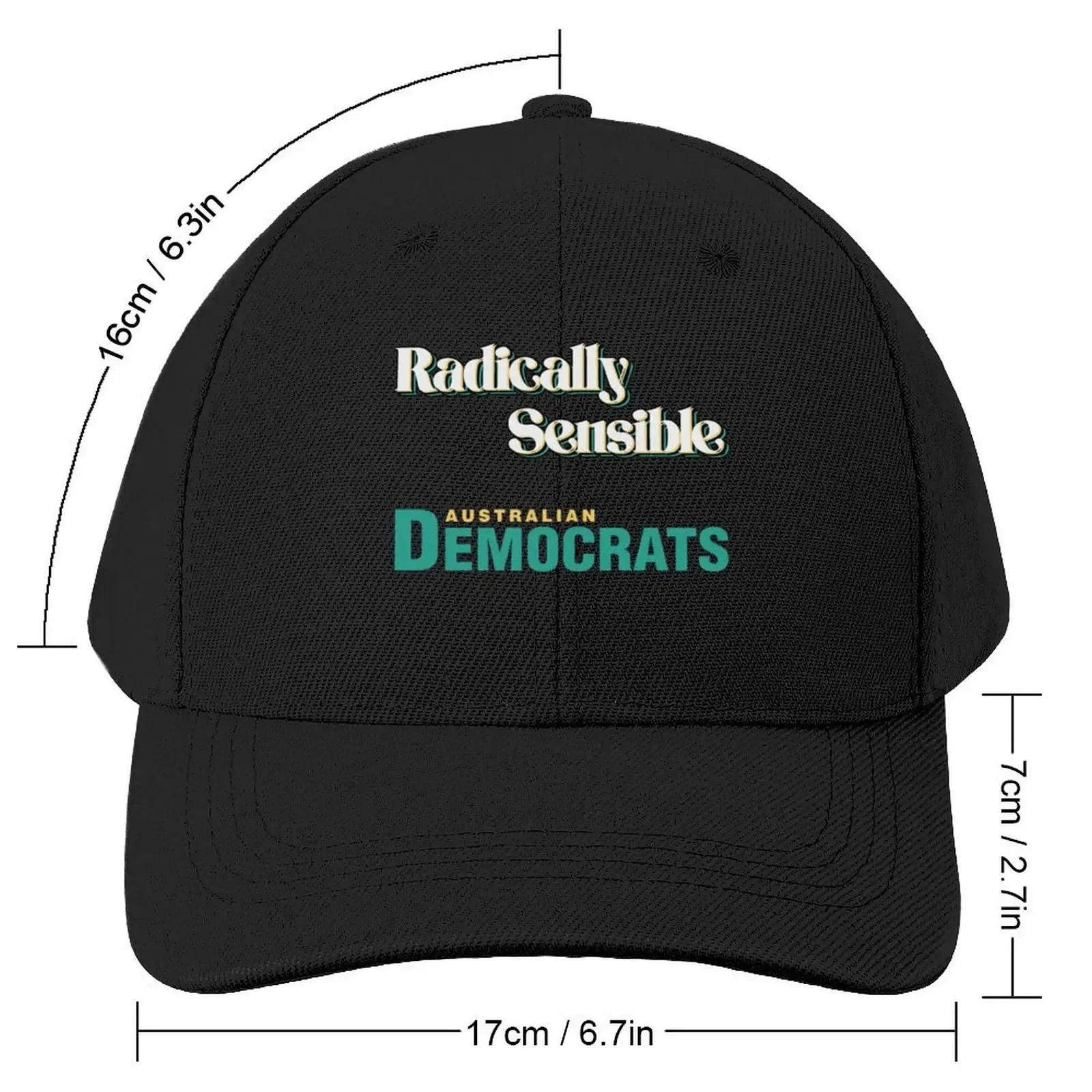 Limited Edition Radically Sensible 47th Birthday Design 2 Baseball Cap funny hat cute Visor Woman Men's