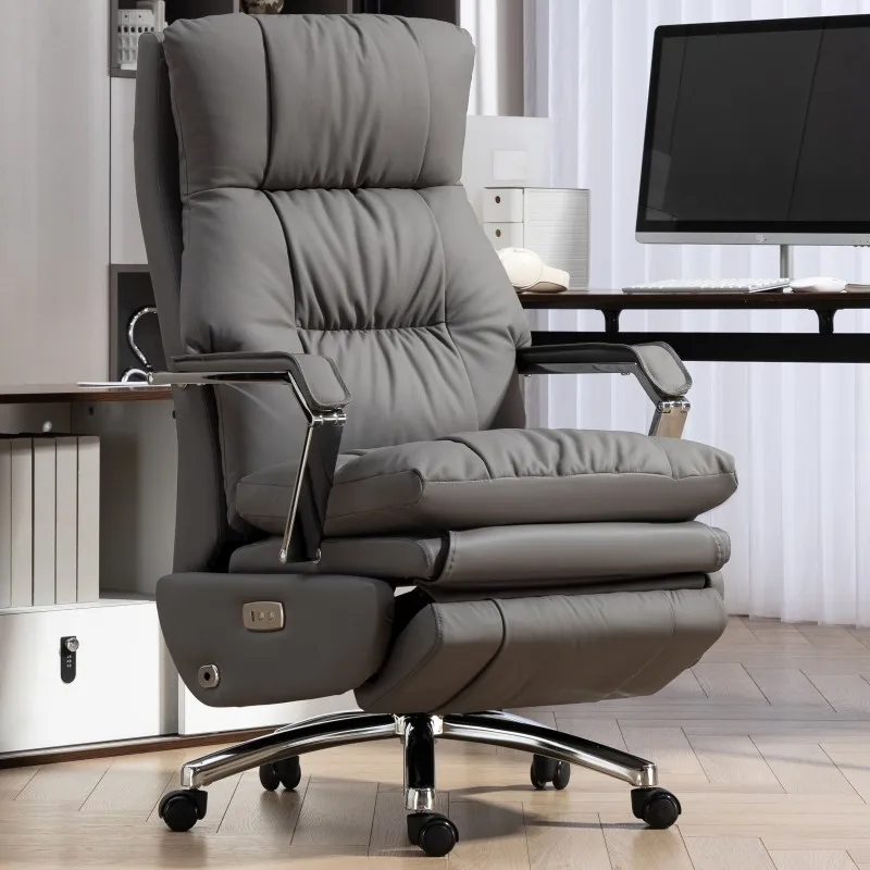 Boss chair reclining comfortable sedentary office chair leather home computer seat engineering chair sofa