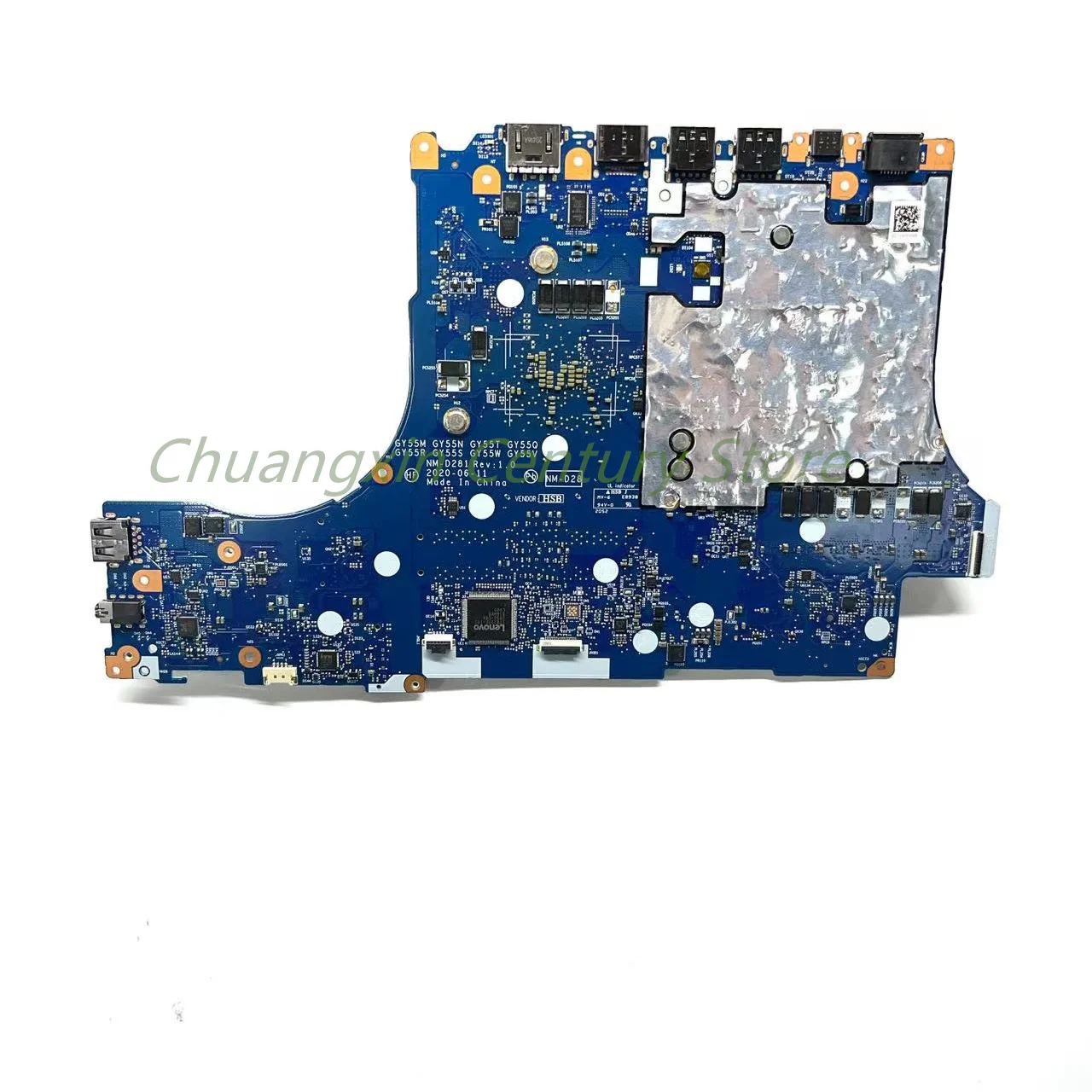 NM-D281 مناسب لأجهزة الكمبيوتر المحمول Lenovo 5P-15ARH05H اللوحة الرئيسية CPU R5 R7 GPU: GTX 1660TI/RTX 2060 4G 6G 100% اختبار موافق