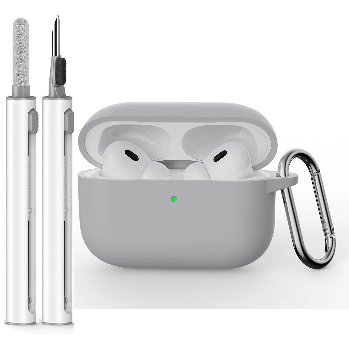 Чехол для AirPods Pro 3, чехол с набором для чистки, мягкий силиконовый защитный чехол для Apple AirPod Pro 3-го поколения 2025 года