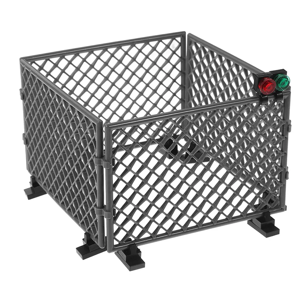 1Set DIY Warning Fence Protective Net Assembly for Miniature Base Plastic Fence Micro Landscape Scene Decoration