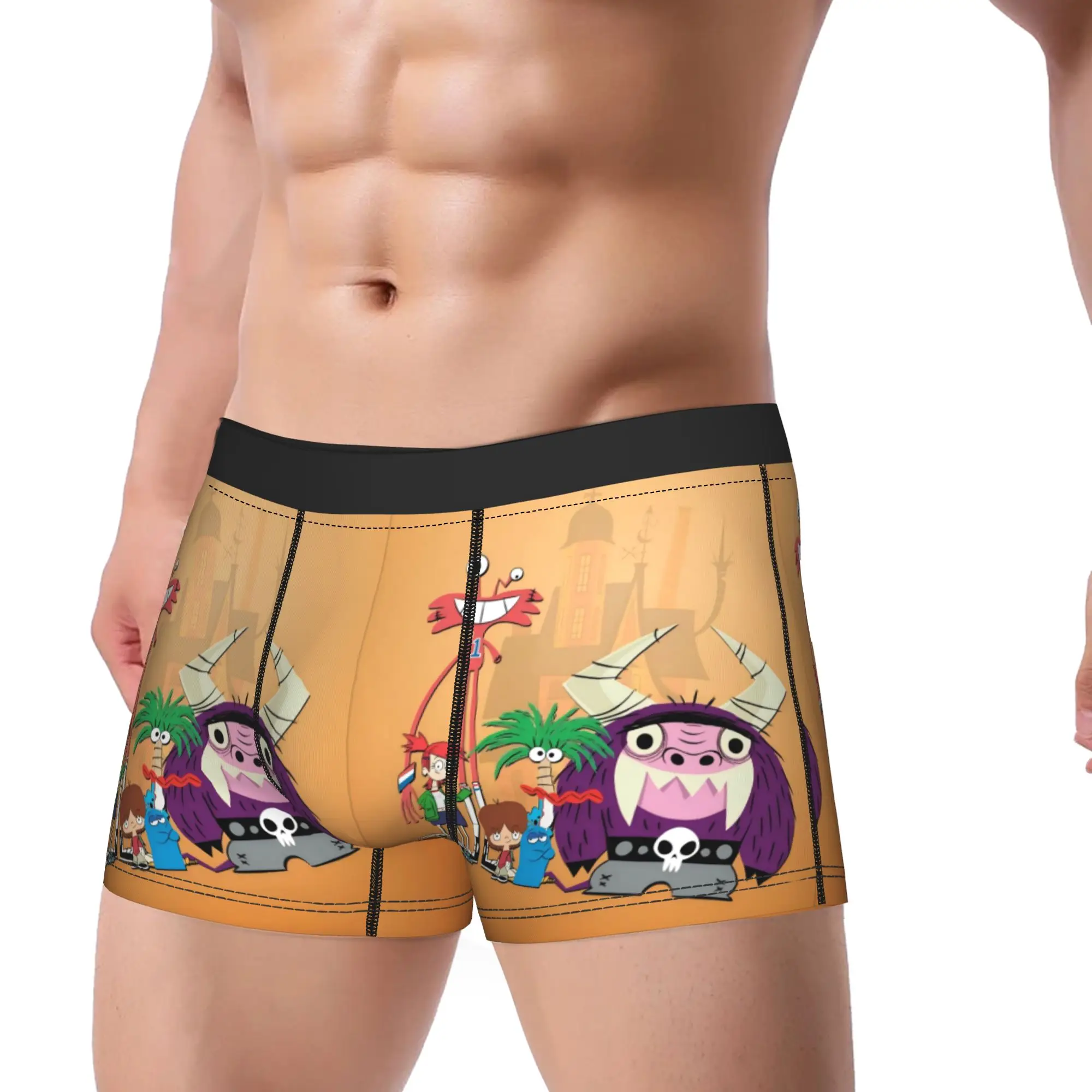Fosters Home for Imaginary Friends Underpants Homme Panties Men's Underwear  Comfortable Shorts Boxer Briefs