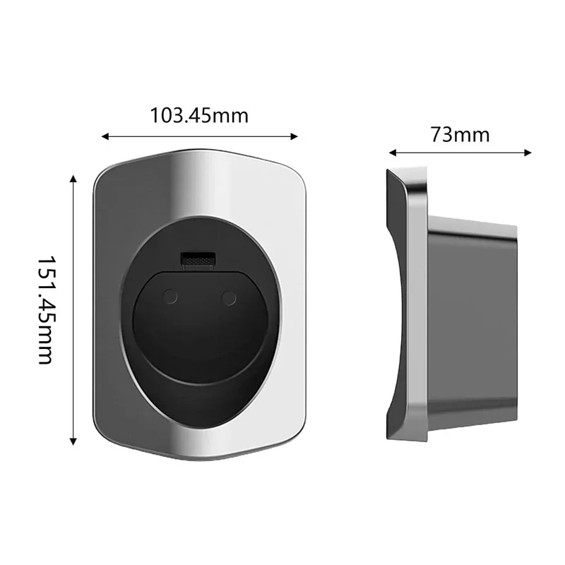 واقي كابل شحن من النوع 2 من FITMPH، صندوق حائط للحماية الإضافية، منظم كابل شحن EV لـ IEC62196-2,2 ألوان متاحة