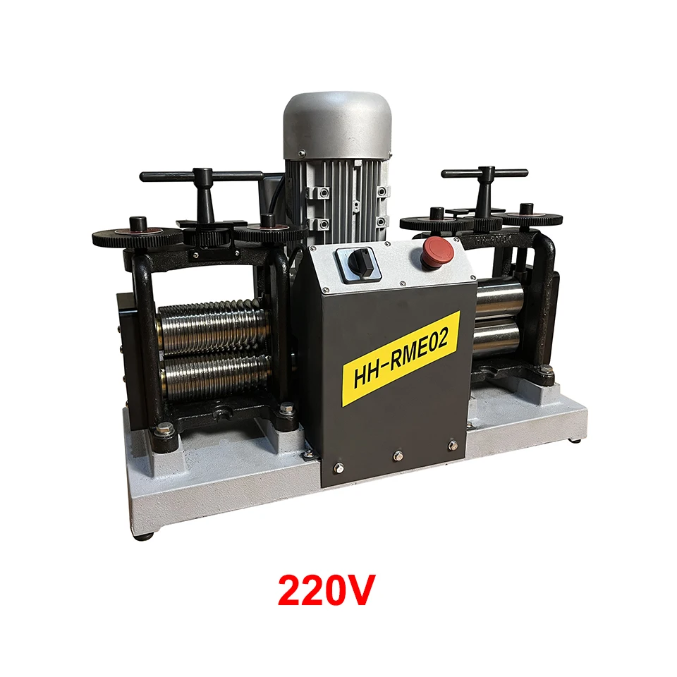 High Quality 2HP Electrical Rolling Mill Machine Double Head Electric Rolling Mill Jewelry Tools Equipment Jewelry Making