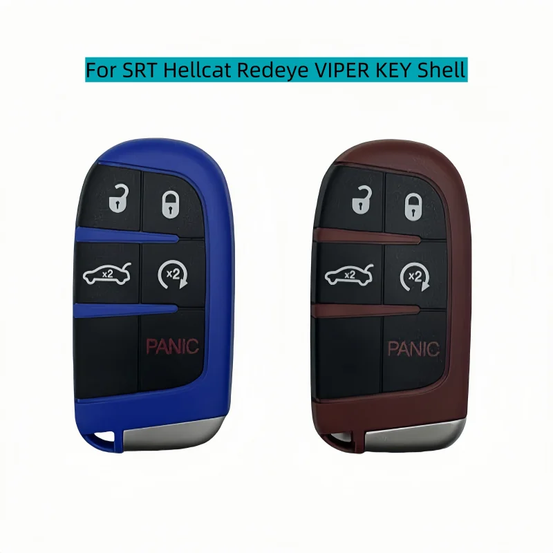 سيارة مفتاح بعيد قذيفة 5 أزرار فوب ل R/T Trackhawk Scat Pack 392 HEMI تشالنجر DAYTONA ل SRT Hellcat Redeye Widebody VIPER