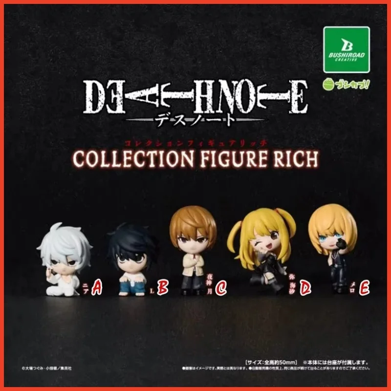 New Hot Light Misa L Mello Near Gashapon For Anime Collector Bushiroad Death Note Collection Figure Rich Series Toys Gifts